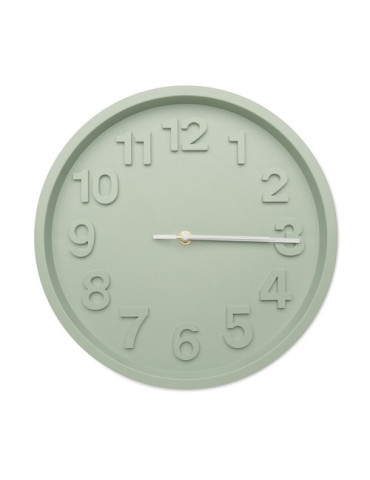 MURO Horloge murale en PP Couleurs : vert menthe goodies entreprise design