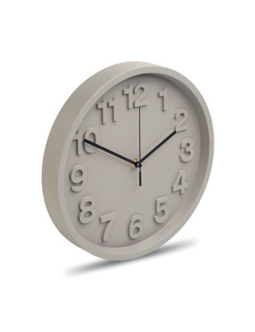 MURO Horloge murale en PP Couleurs : gris impression haute définition