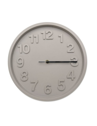 MURO Horloge murale en PP Couleurs : gris cadeau collaborateur premium