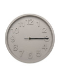 MURO Horloge murale en PP Couleurs : gris cadeau collaborateur premium