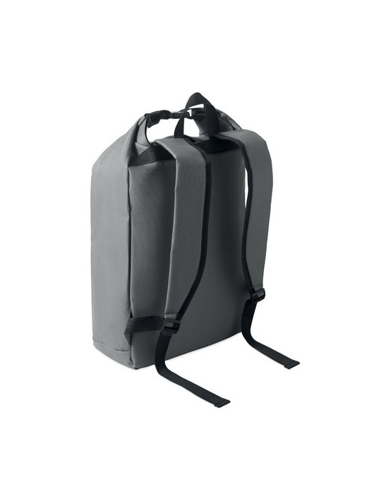 UNITON Sac à enroulage pour PC 15'' Couleurs : pierre objet promotionnel éco-responsable