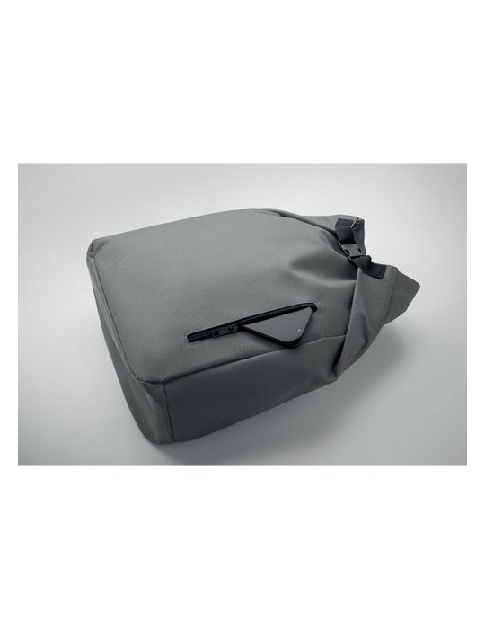 UNITON Sac à enroulage pour PC 15'' Couleurs : pierre cadeau client original