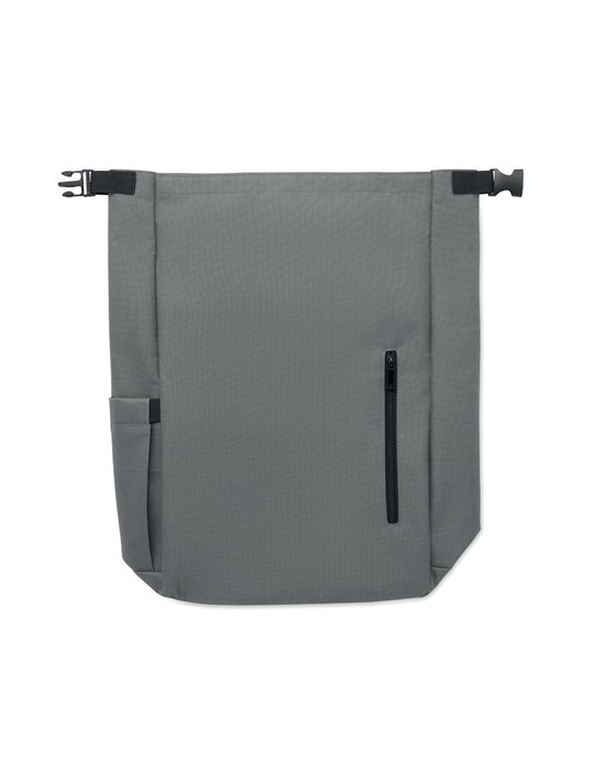 UNITON Sac à enroulage pour PC 15'' Couleurs : pierre personnalisable avec votre logo