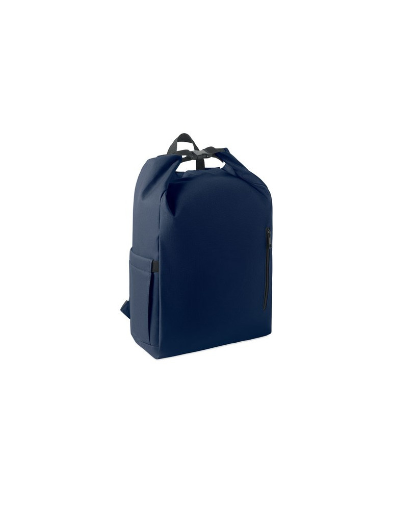 UNITON Sac à enroulage pour PC 15'' Couleurs : bleu marine personnalisable avec votre logo