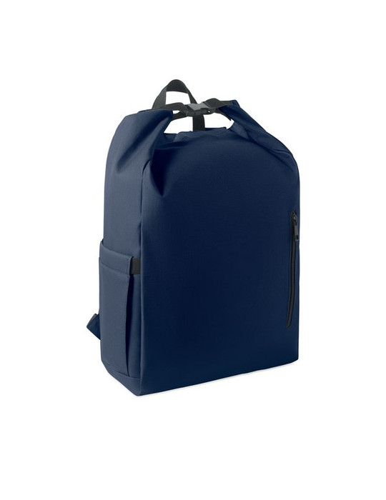 UNITON Sac à enroulage pour PC 15'' Couleurs : bleu marine personnalisable avec votre logo