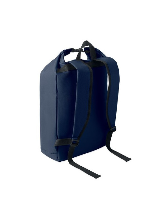 UNITON Sac à enroulage pour PC 15'' Couleurs : bleu marine cadeau collaborateur premium