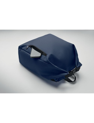 UNITON Sac à enroulage pour PC 15'' Couleurs : bleu marine personnalisable avec votre logo