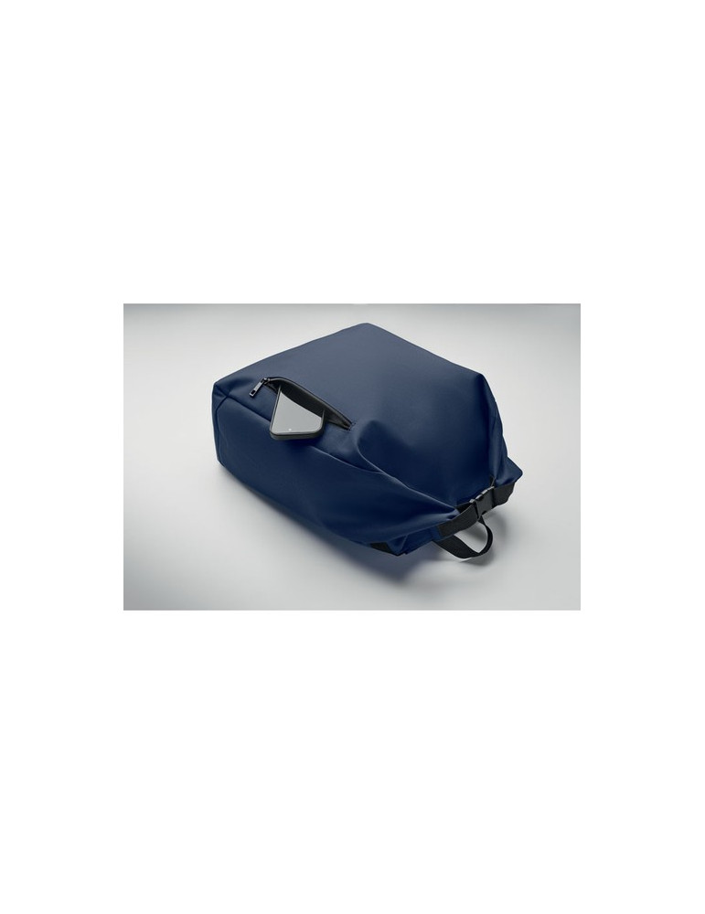 UNITON Sac à enroulage pour PC 15'' Couleurs : bleu marine personnalisable avec votre logo