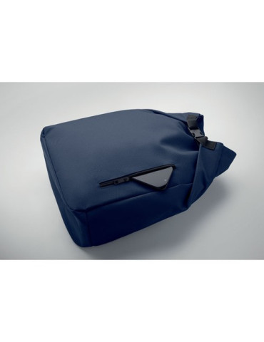 UNITON Sac à enroulage pour PC 15'' Couleurs : bleu marine objet publicitaire robuste
