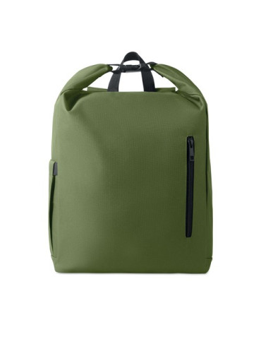 UNITON Sac à enroulage pour PC 15'' Couleurs : vert armée objet publicitaire robuste
