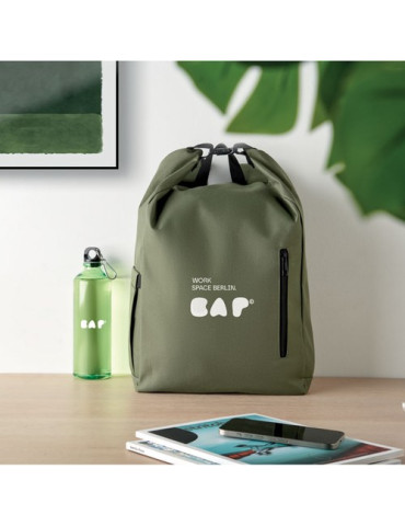 UNITON Sac à enroulage pour PC 15'' Couleurs : vert armée impression haute définition