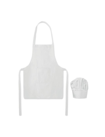 KID CHEF Set de cuisine pour enfants Couleurs : blanc cadeau entreprise pas cher