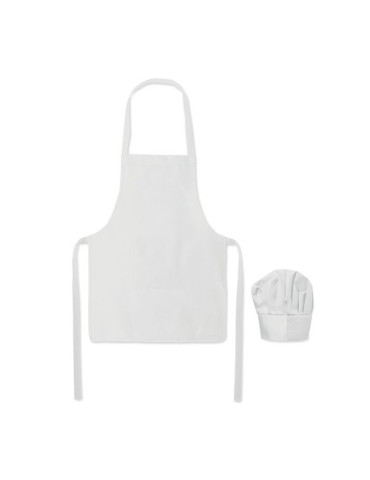 KID CHEF Set de cuisine pour enfants Couleurs : blanc objet publicitaire robuste