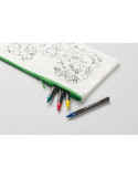 CRAY Trousse 4 crayons de couleur Couleurs : vert citron cadeau collaborateur premium