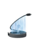 BRAID Câble magnétique en RPET Couleurs : blanc personnalisable avec votre logo