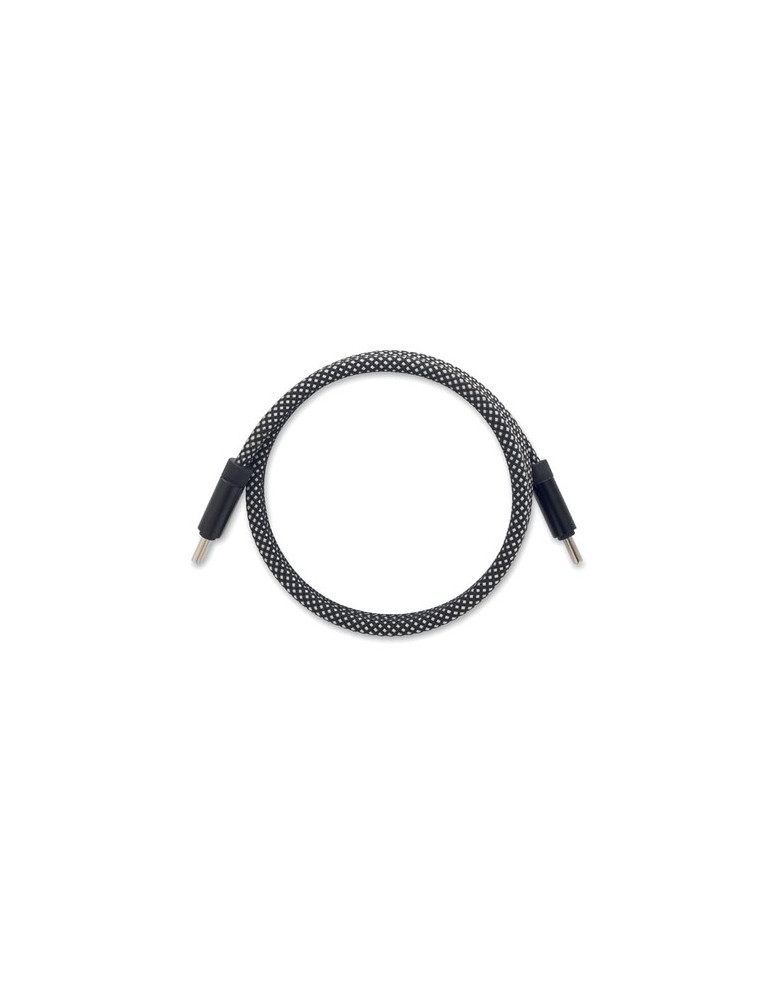 BRAID Câble magnétique en RPET Couleurs : blanc impression haute définition