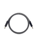 BRAID Câble magnétique en RPET Couleurs : blanc impression haute définition