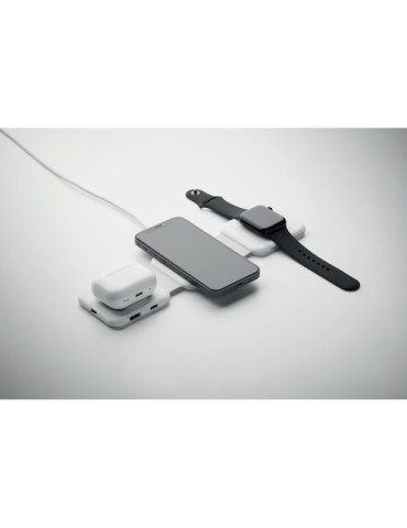 ROIS Station de charge pliable Couleurs : blanc objet promotionnel éco-responsable