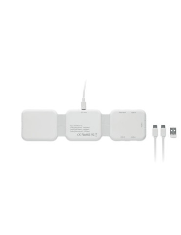 ROIS Station de charge pliable Couleurs : blanc accessoire événementiel unique