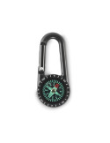 CHACO Boussole avec mousqueton Couleurs : noir personnalisable avec votre logo