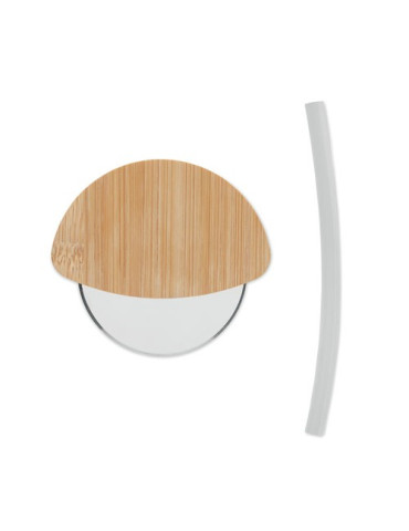 NAPOL Roulette à pizza en bambou Couleurs : bois 2