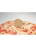 NAPOL Roulette à pizza en bambou Couleurs : bois impression haute définition