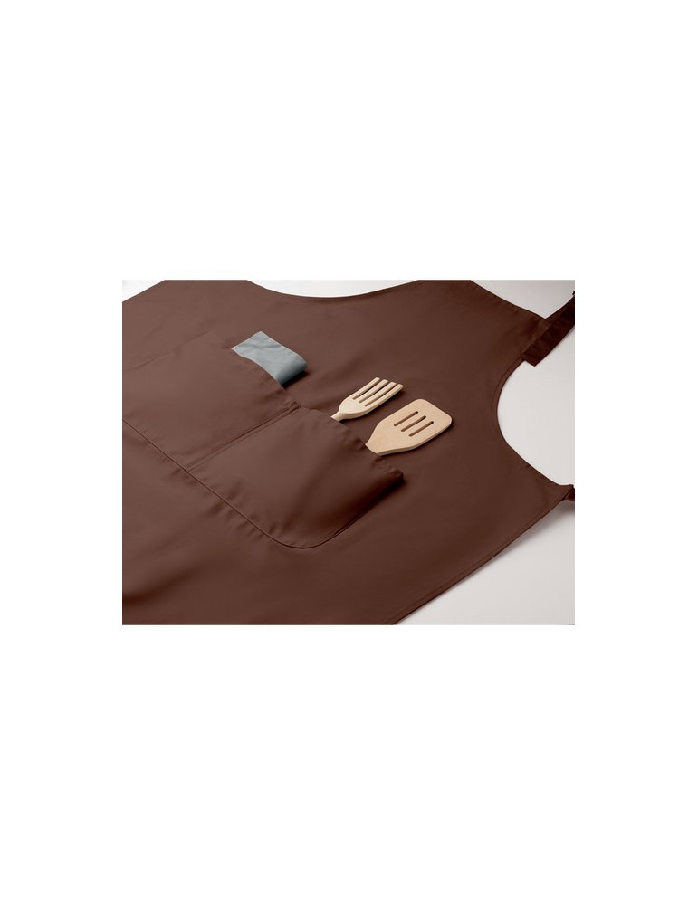 GALA Tablier de cuisine réglable Couleurs : chocolat objet publicitaire robuste