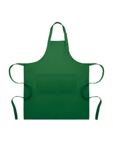 GALA Tablier de cuisine réglable Couleurs : vert foncé marquage laser ultra précis