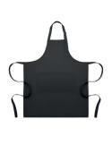 GALA Tablier de cuisine réglable Couleurs : noir objet promotionnel éco-responsable