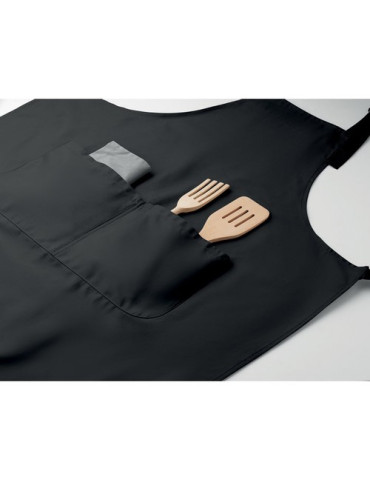 GALA Tablier de cuisine réglable Couleurs : noir cadeau affaires élégant