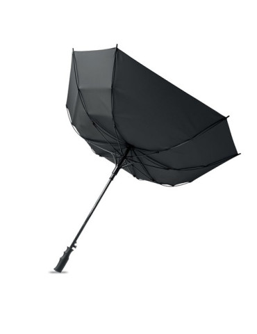 AMBOLI Parapluie carré tempête 23'' Couleurs : noir accessoire événementiel unique