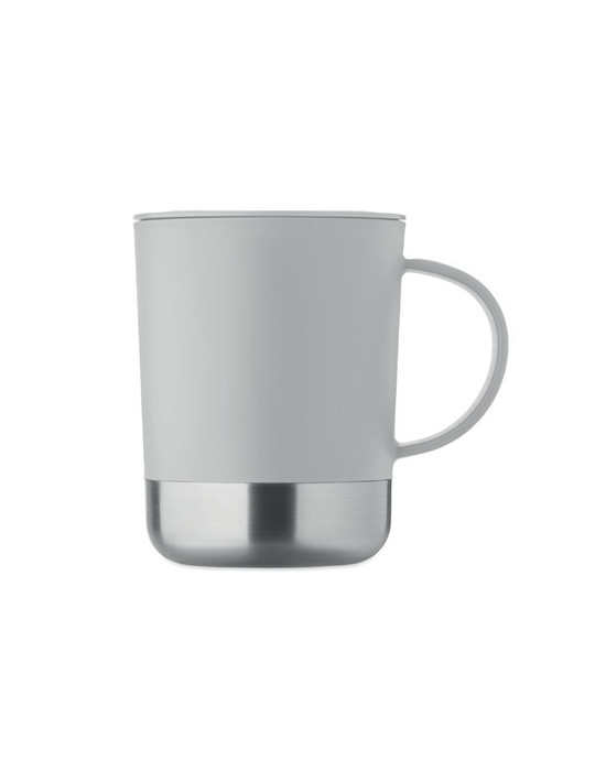 BEAKER Mug simple paroi 300ml Couleurs : gris accessoire événementiel unique