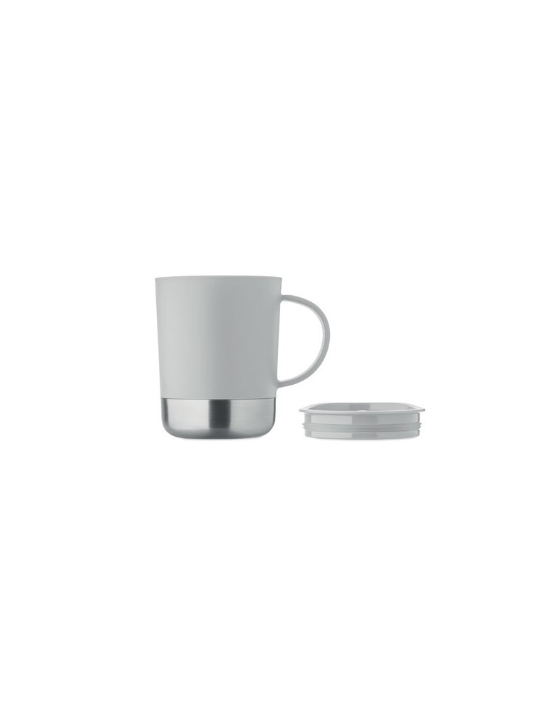 BEAKER Mug simple paroi 300ml Couleurs : gris goodies publicitaire événementiel