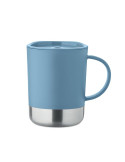 BEAKER Mug simple paroi 300ml Couleurs : bleu pétrole impression haute définition