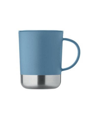BEAKER Mug simple paroi 300ml Couleurs : bleu pétrole cadeau client original