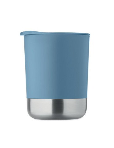 BEAKER Mug simple paroi 300ml Couleurs : bleu pétrole personnalisation sur mesure