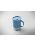 BEAKER Mug simple paroi 300ml Couleurs : bleu pétrole marquage laser ultra précis