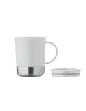BEAKER Mug simple paroi 300ml Couleurs : blanc objet promotionnel éco-responsable