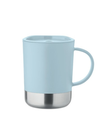 BEAKER Mug simple paroi 300ml Couleurs : bleu bébé goodies publicitaire événementiel