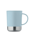 BEAKER Mug simple paroi 300ml Couleurs : bleu bébé impression logo haute qualité
