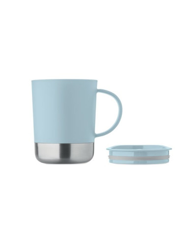 BEAKER Mug simple paroi 300ml Couleurs : bleu bébé personnalisable avec votre logo