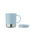 BEAKER Mug simple paroi 300ml Couleurs : bleu bébé personnalisable avec votre logo