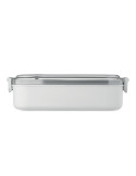HOAGIE Boîte à lunch en PP Couleurs : blanc personnalisable avec votre logo