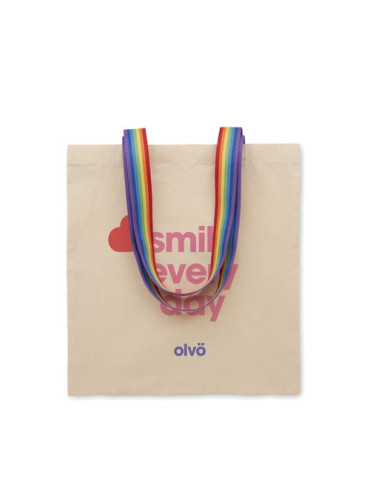 AURORA Sac shopping en coton 180gsm Couleurs : multicolore cadeau entreprise pas cher