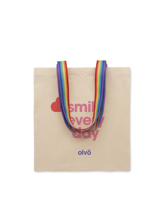 AURORA Sac shopping en coton 180gsm Couleurs : multicolore cadeau entreprise pas cher