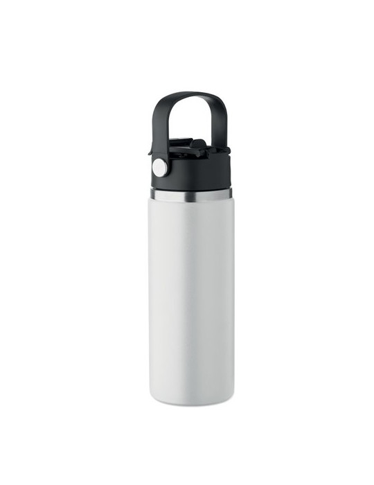 SUMA GRIP Bouteille double paroi 500 ml Couleurs : blanc accessoire événementiel unique