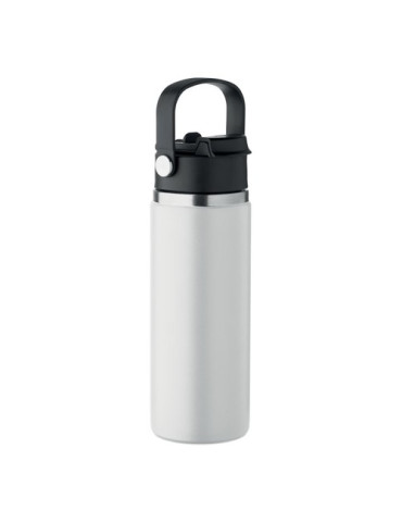 SUMA GRIP Bouteille double paroi 500 ml Couleurs : blanc marquage couleur éclatante
