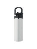 SUMA GRIP Bouteille double paroi 500 ml Couleurs : blanc marquage couleur éclatante
