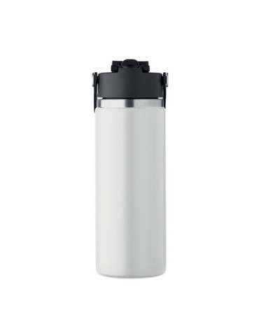 SUMA GRIP Bouteille double paroi 500 ml Couleurs : blanc impression logo haute qualité