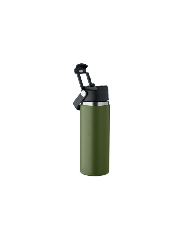 SUMA GRIP Bouteille double paroi 500 ml Couleurs : vert foncé livraison express 24h 48h